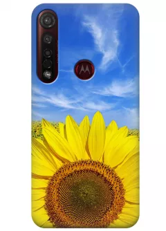 Чехол для Motorola Moto G8 Plus - Подсолнух