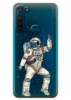 Чехол для Motorola Moto G8 Power - Веселый космонавт