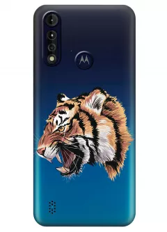 Чехол для Motorola Moto G8 Power Lite - Тигр