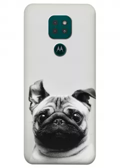 Чехол для Motorola Moto G9 - Мопс