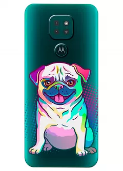 Чехол для Motorola Moto G9 - Мопс