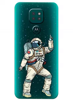 Чехол для Motorola Moto G9 - Веселый космонавт