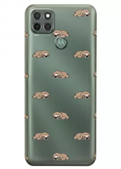 Чехол для Motorola Moto G9 Power - Спящие ленивцы