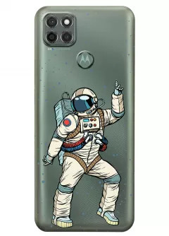 Чехол для Motorola Moto G9 Power - Веселый космонавт