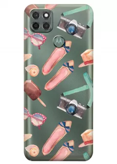 Чехол для Motorola Moto G9 Power - Женский дизайн