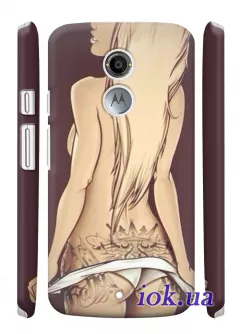 Чехол для Moto X 2Gen - Сексуальная девушка