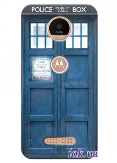 Чехол для Motorola Moto Z Play - Police Box