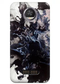 Чехол для Motorola Moto Z2 Play - Взрыв мрамора