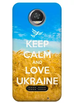 Чехол для Motorola Moto Z2 Play - Love Ukraine