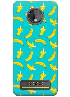 Чехол для Motorola Moto Z4 - Бананы