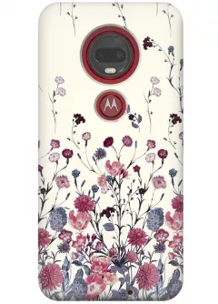 Чехол для Motorola Moto G7 - Wildflowers
