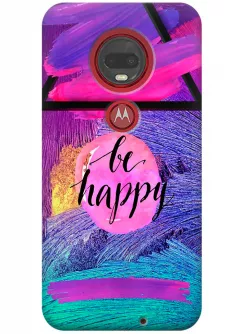 Чехол для Motorola Moto G7 - Be happy