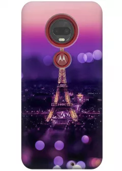 Чехол для Motorola Moto G7 - Романтичный Париж