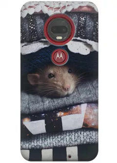 Чехол для Motorola Moto G7 - Мышонок