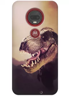 Чехол для Motorola Moto G7 - T-rex
