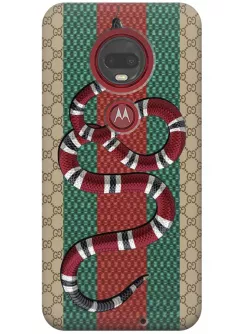 Чехол для Motorola Moto G7 - Стильная змея