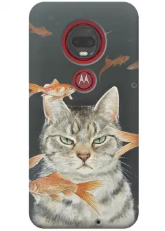 Чехол для Motorola Moto G7 - Кошачье настроение