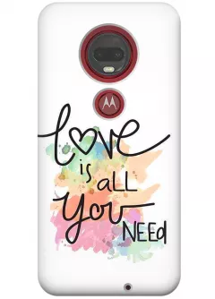 Чехол для Motorola Moto G7 - My love