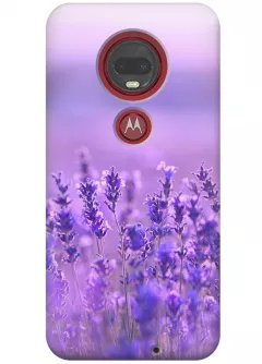 Чехол для Motorola Moto G7 - Лавандовое поле