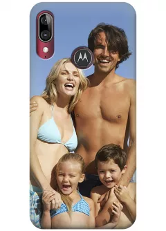 Печать своей фотографии на чехле для Motorola Moto E6 Plus