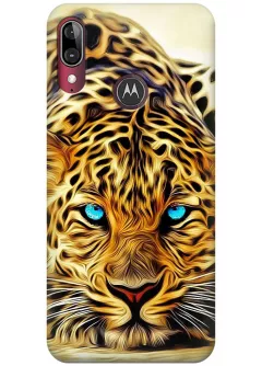 Чехол для Motorola Moto E6 Plus - Леопард