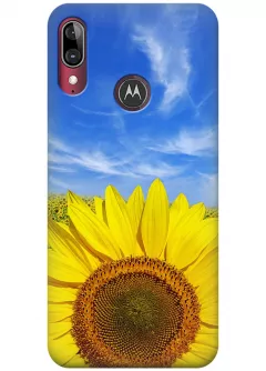 Чехол для Motorola Moto E6 Plus - Подсолнух