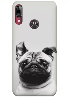 Чехол для Motorola Moto E6 Plus - Мопс