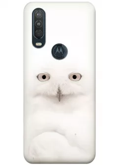 Чехол для Motorola One Action - Белая сова