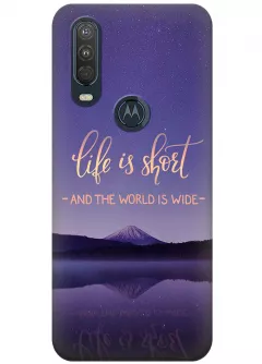 Чехол для Motorola One Action - Life is short