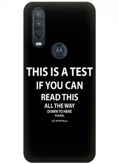 Чехол для Motorola One Action - Тест