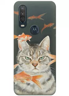 Чехол для Motorola One Action - Кошачье настроение