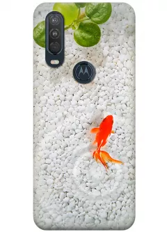 Чехол для Motorola One Action - Золотая рыбка