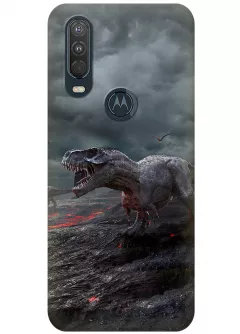 Чехол для Motorola One Action - Динозавры