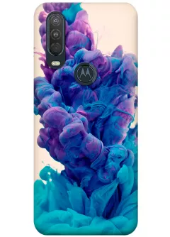 Чехол для Motorola One Action - Фиолетовый дым