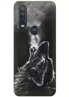 Чехол для Motorola One Action - Wolf