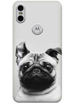 Чехол для Motorola One - Мопс