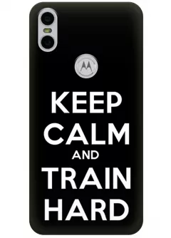 Чехол для Motorola One - Train Hard