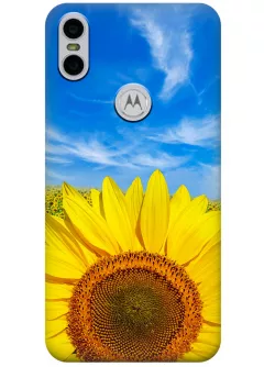 Чехол для Motorola One - Подсолнух