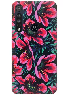 Чехол для Motorola One Macro - Цветочки