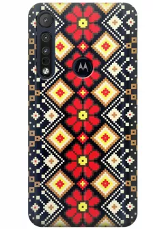 Чехол для Motorola One Macro - Народные узоры