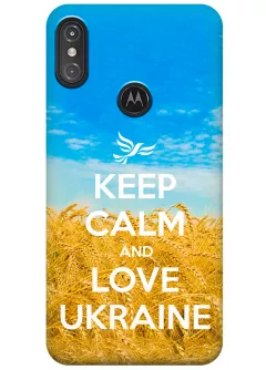 Чехол для Motorola One Power - Love Ukraine