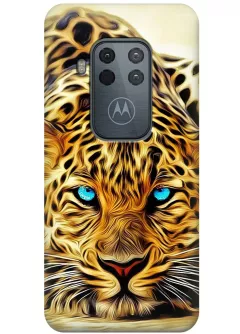 Чехол для Motorola One Zoom - Леопард