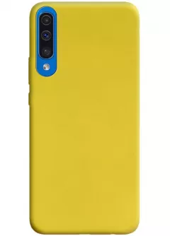 Силиконовый чехол Candy для Samsung Galaxy A50 (A505F) / A50s / A30s, Желтый