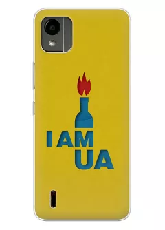 Чехол на Nokia C110 с коктлем Молотова - I AM UA