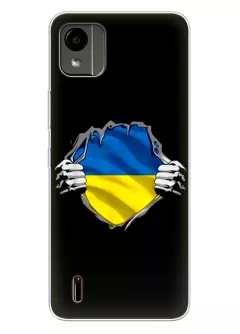 Чехол на Nokia C110 для сильного духом народа Украины