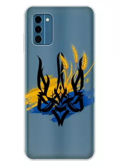 Чехол для Nokia C300 из прозрачного силикона - Украинские атрибути