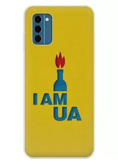 Чехол на Nokia C300 с коктлем Молотова - I AM UA