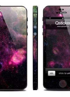 Виниловая наклейка для iPhone 5 - Galaktika