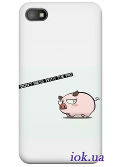 Чехол для Blackberry Z30 - Розовая свинка 