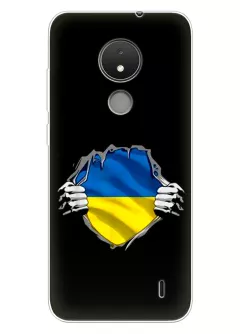 Чехол на Nokia C21 для сильного духом народа Украины